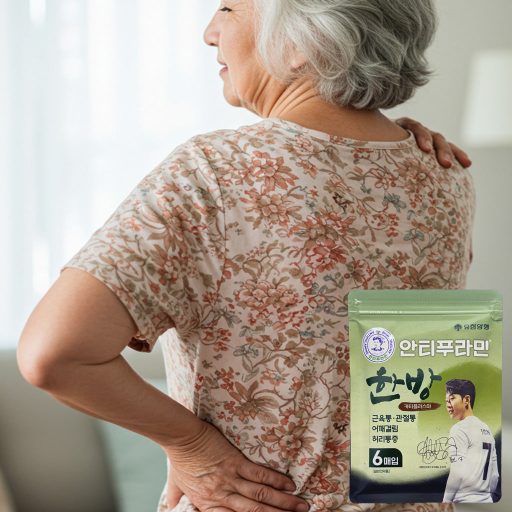 Antiphlamine Herbal Cataplasma - Cool and Soothing Muscle and Joint Pain Relief Poultice (6 Sheets)