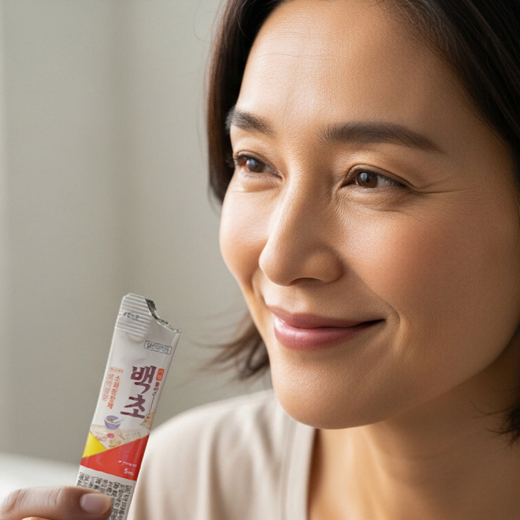 GC녹십자 백초 시류플러스플러스 (Baekcho Syrup Plus) Herbal Ingredient Digestive Invigorant (5mL x 10 Packets)