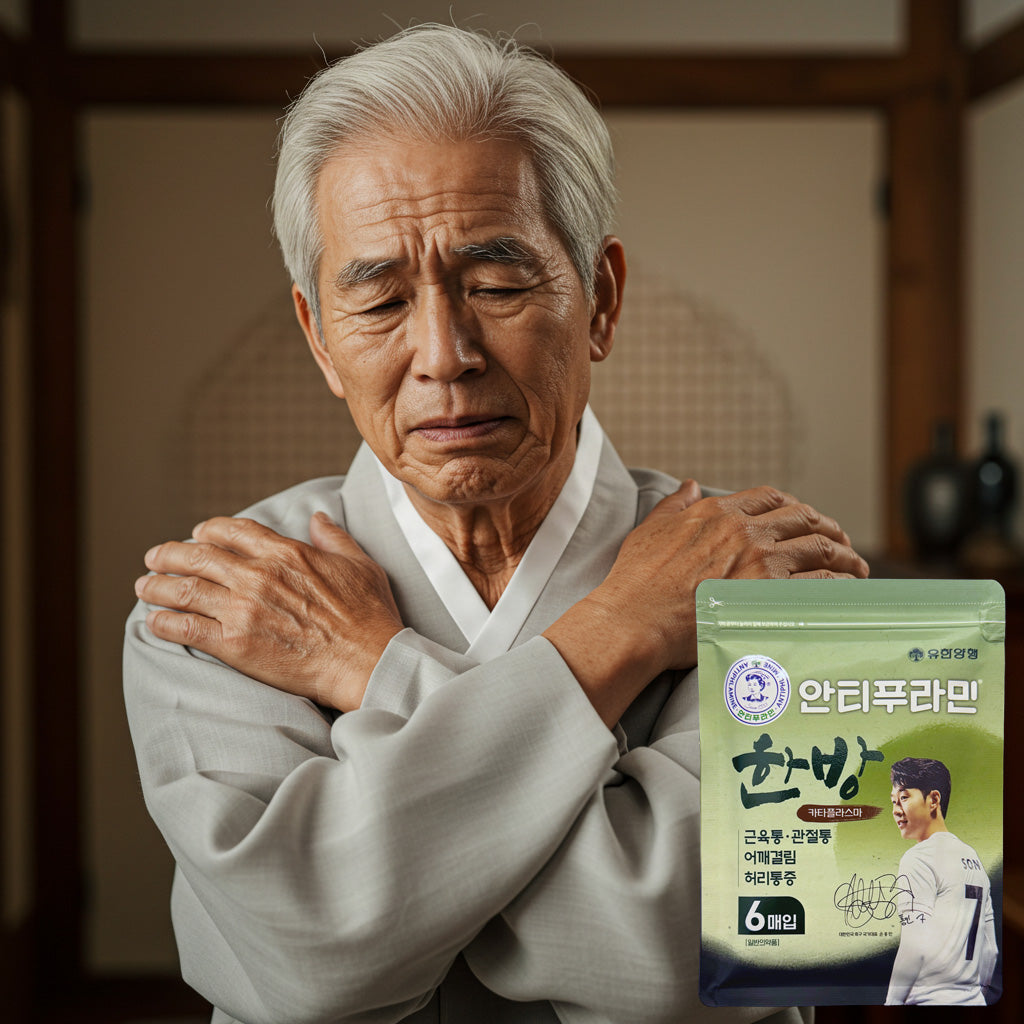 Antiphlamine Herbal Cataplasma - Cool and Soothing Muscle and Joint Pain Relief Poultice (6 Sheets)