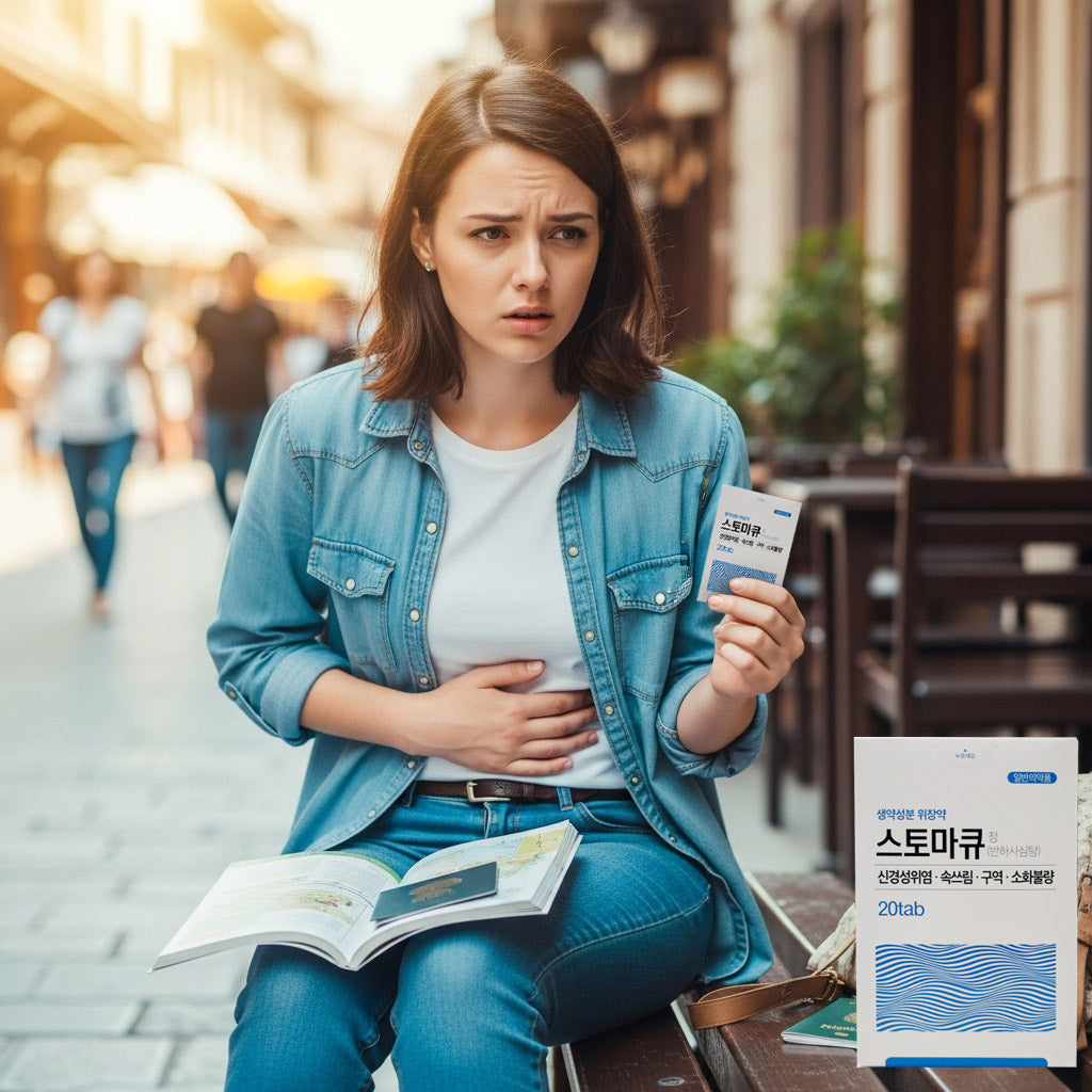 스토마큐정 (Stoma-Q Tab.) 20정 – 만성 위장 불편함을 위한 한방 위장약