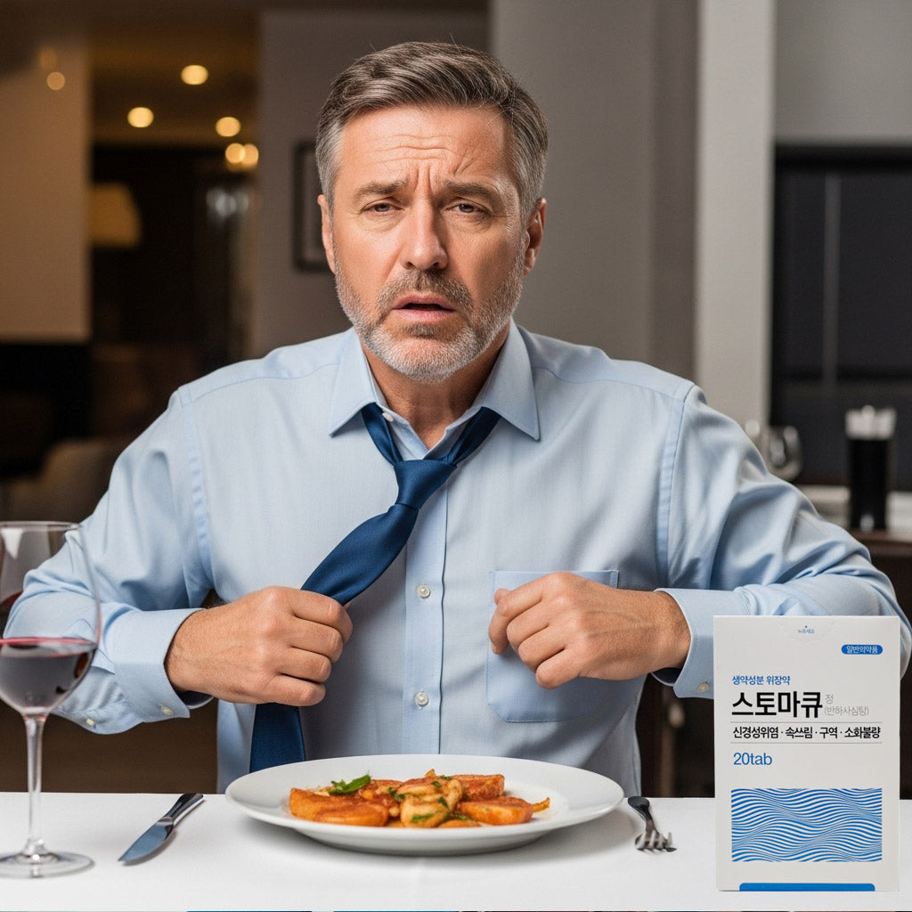 스토마큐정 (Stoma-Q Tab.) 20정 – 만성 위장 불편함을 위한 한방 위장약