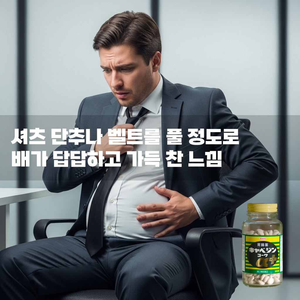 일본 카베진 코와 알파 300정 - 위점막 수복, 소화불량, 위통 증상 개선