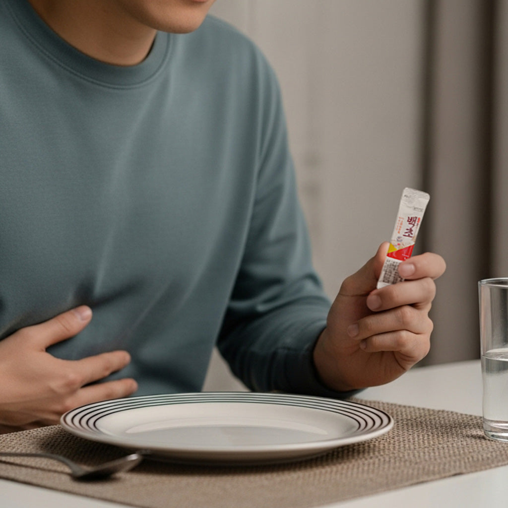 GC녹십자 백초 시류플러스플러스 (Baekcho Syrup Plus) Herbal Ingredient Digestive Invigorant (5mL x 10 Packets)