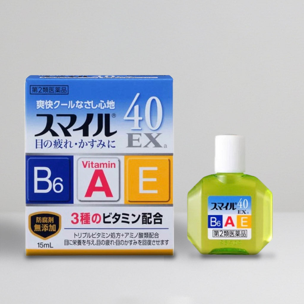 Aimiru (Smile) 40EX (15ml) eye drops, vitamins given directly to tired and dull eyes