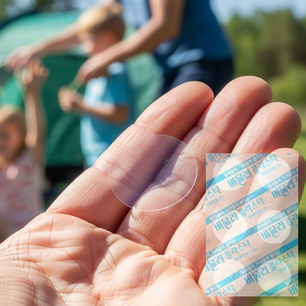 버물리 플라스타 (Bumooly Plaster) 42매 벌레 물림, 가려움증, 동창등에 효과 패치형