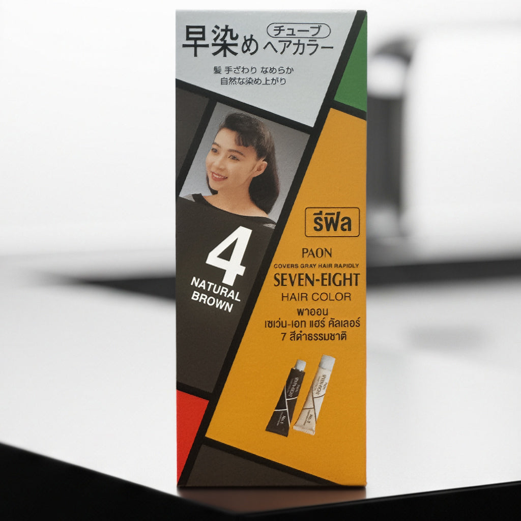 Paon Seven-Eight 7 Natural Black - Ammonia-Free Self-Dye