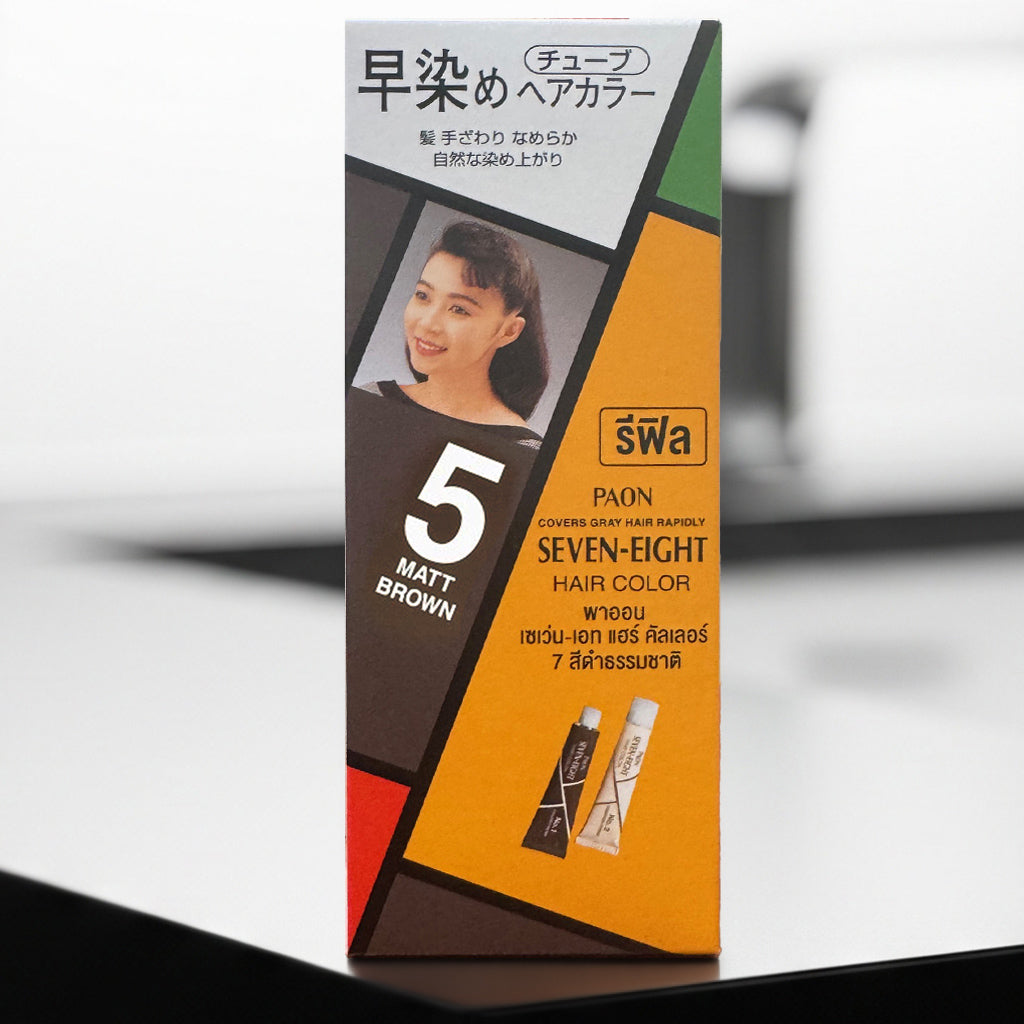 Paon Seven-Eight 7 Natural Black - Ammonia-Free Self-Dye