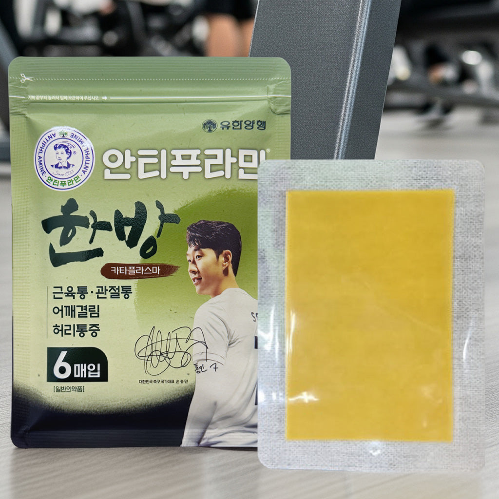 Antiphlamine Herbal Cataplasma - Cool and Soothing Muscle and Joint Pain Relief Poultice (6 Sheets)