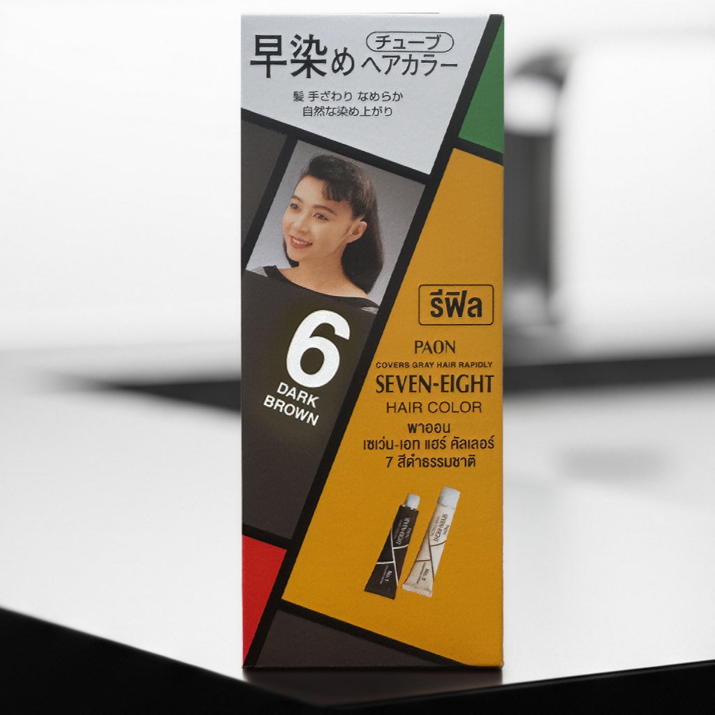 Paon Seven-Eight 7 Natural Black - Ammonia-Free Self-Dye