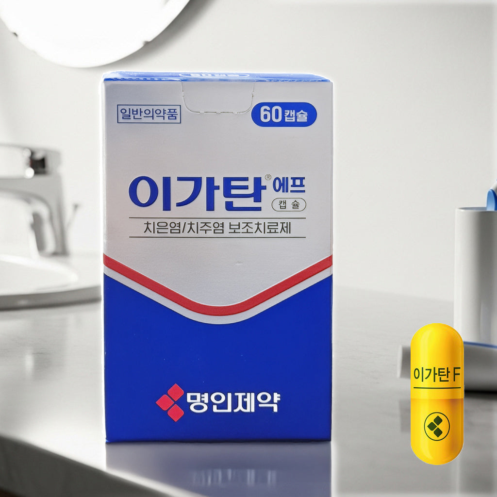 [Myungin Pharmaceutical] Igatan F Capsules (60 Capsules) Adjuvant treatment for gingivitis and mild to moderate periodontitis