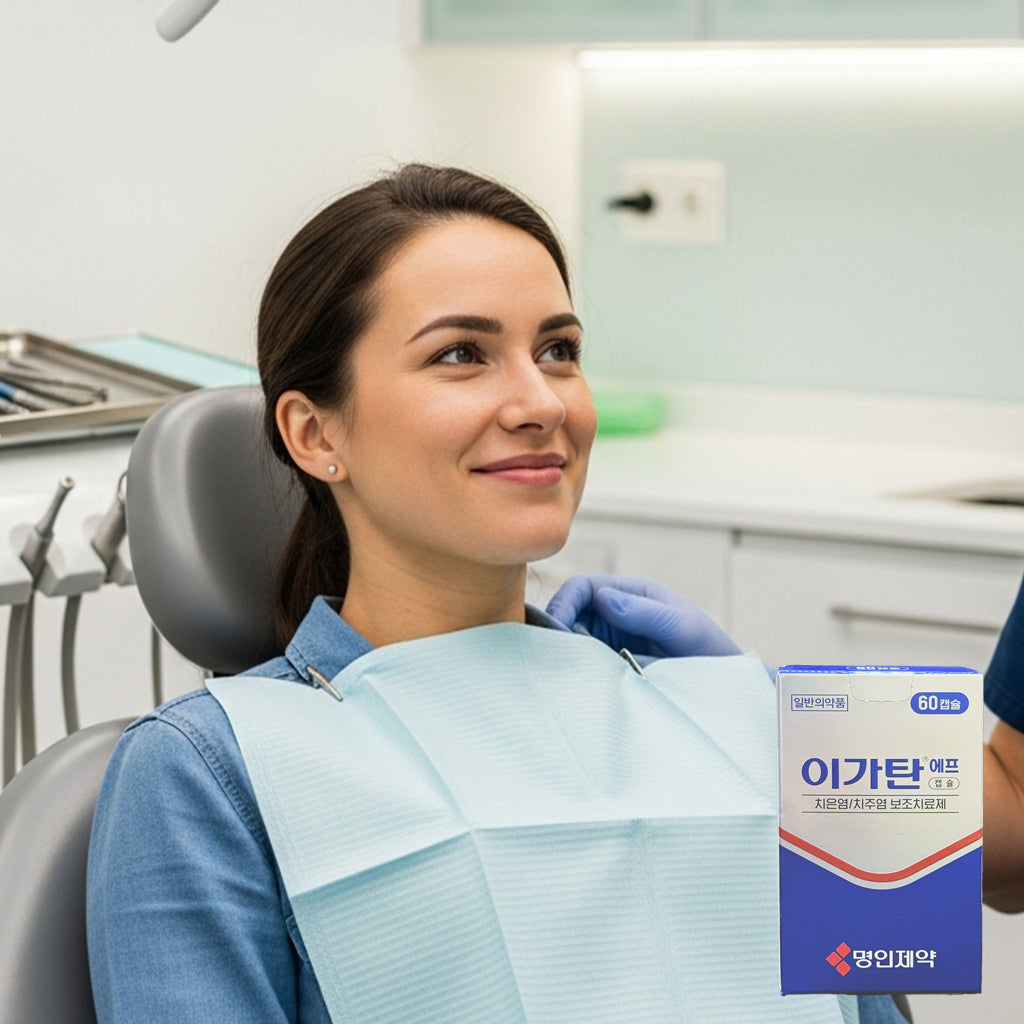 [Myungin Pharmaceutical] Igatan F Capsules (60 Capsules) Adjuvant treatment for gingivitis and mild to moderate periodontitis