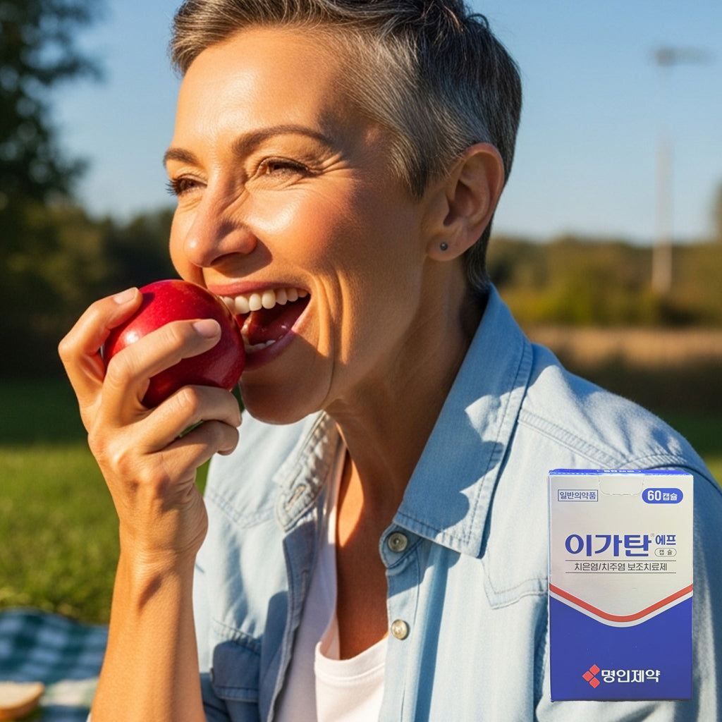 [Myungin Pharmaceutical] Igatan F Capsules (60 Capsules) Adjuvant treatment for gingivitis and mild to moderate periodontitis