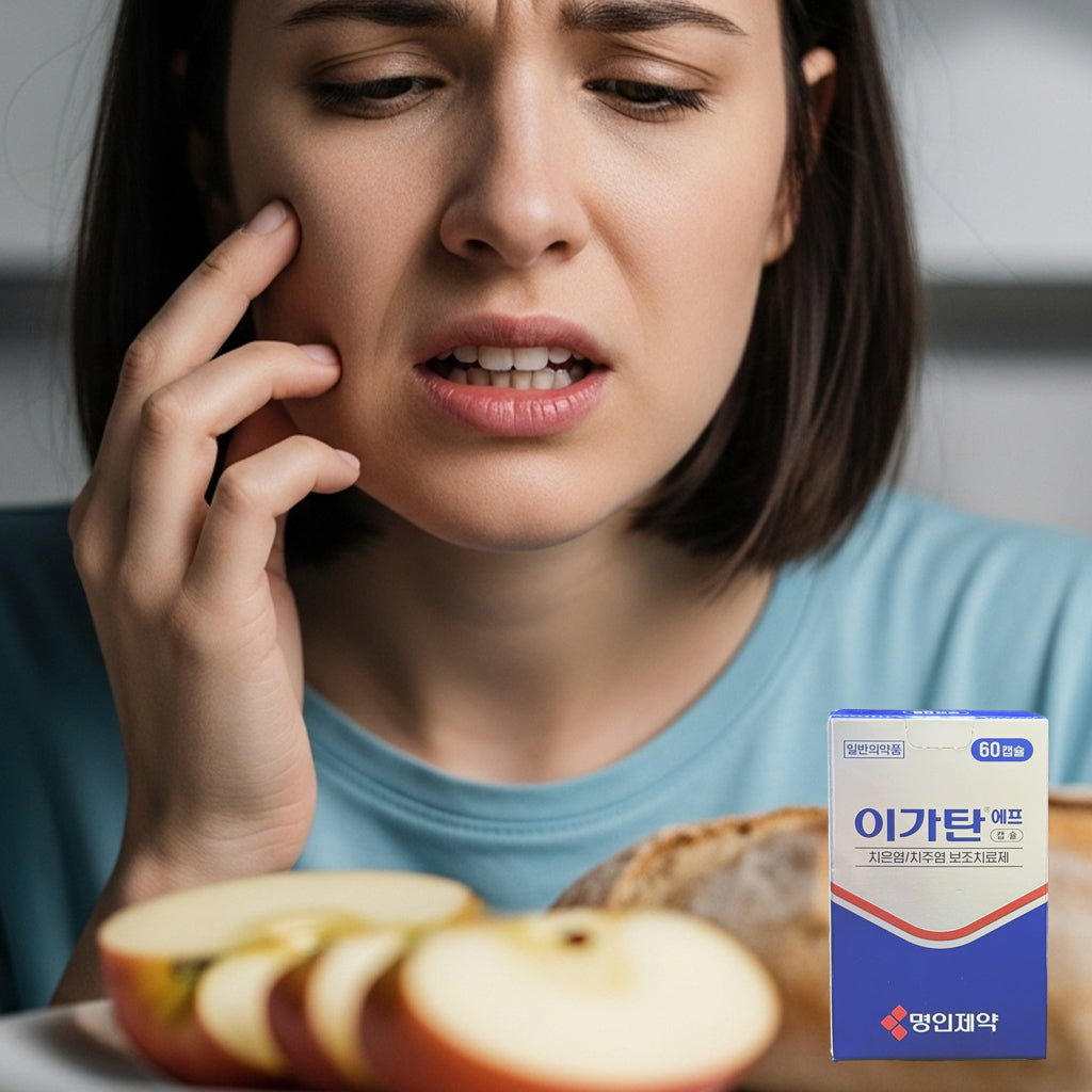 [Myungin Pharmaceutical] Igatan F Capsules (60 Capsules) Adjuvant treatment for gingivitis and mild to moderate periodontitis