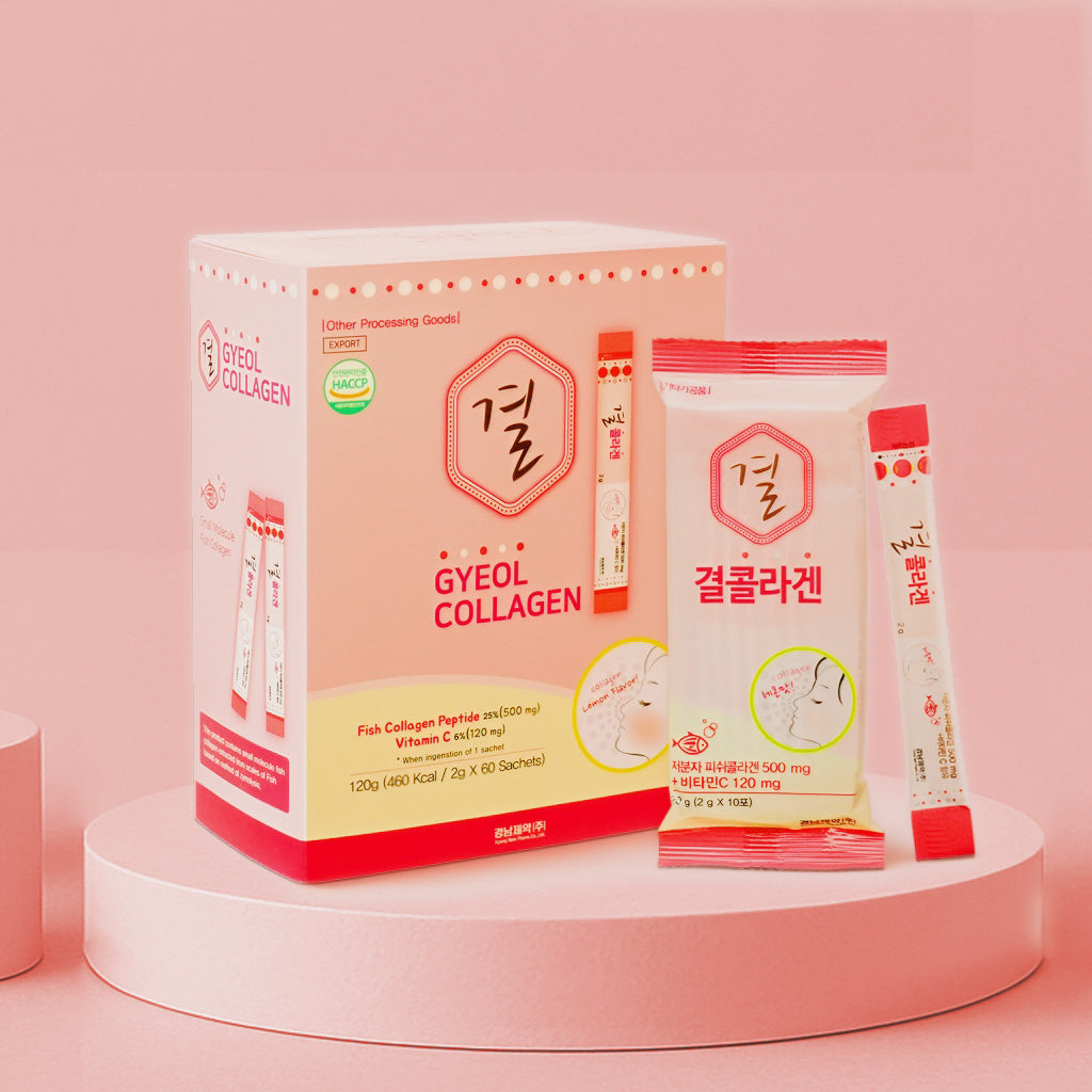 $100 이상 구매 시 결콜라겐 1박스 증정! 경남제약 결콜라겐 (2g × 60스틱)—피부 탄력과 윤기를 위한 데일리 뷰티 보조제.