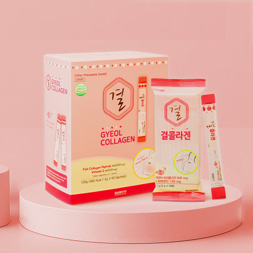 $100 이상 구매 시 결콜라겐 1박스 증정! 경남제약 결콜라겐 (2g × 60스틱)—피부 탄력과 윤기를 위한 데일리 뷰티 보조제.