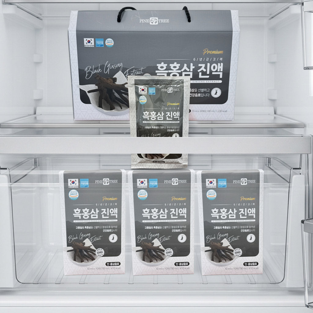 [솔표] 6년근 흑홍삼 진액 (70ml × 30포)
