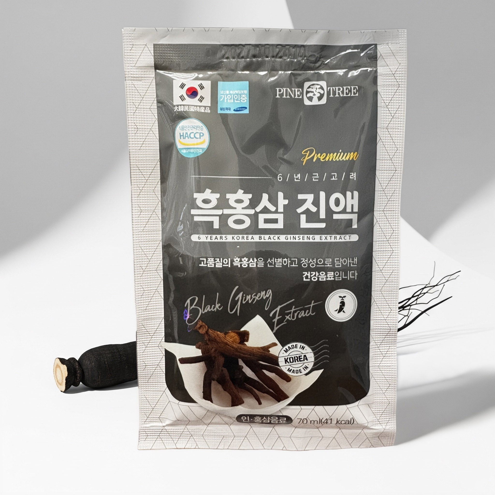 [솔표] 6년근 흑홍삼 진액 (70ml × 30포)