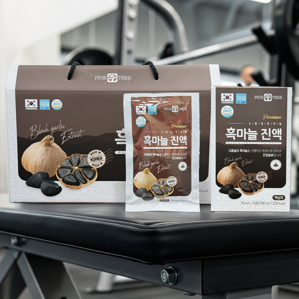 솔표 흑마늘 진액 – 70ml × 30포 심장, 면역, 활력을 위한 깊은 발효 에너지